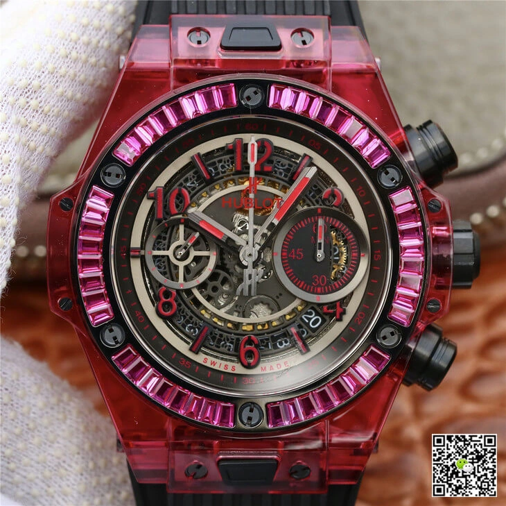 Hublot Big Bang 411.JX.4802.RT 1:1 Best Edition Replica Watch Black Rubber Strap